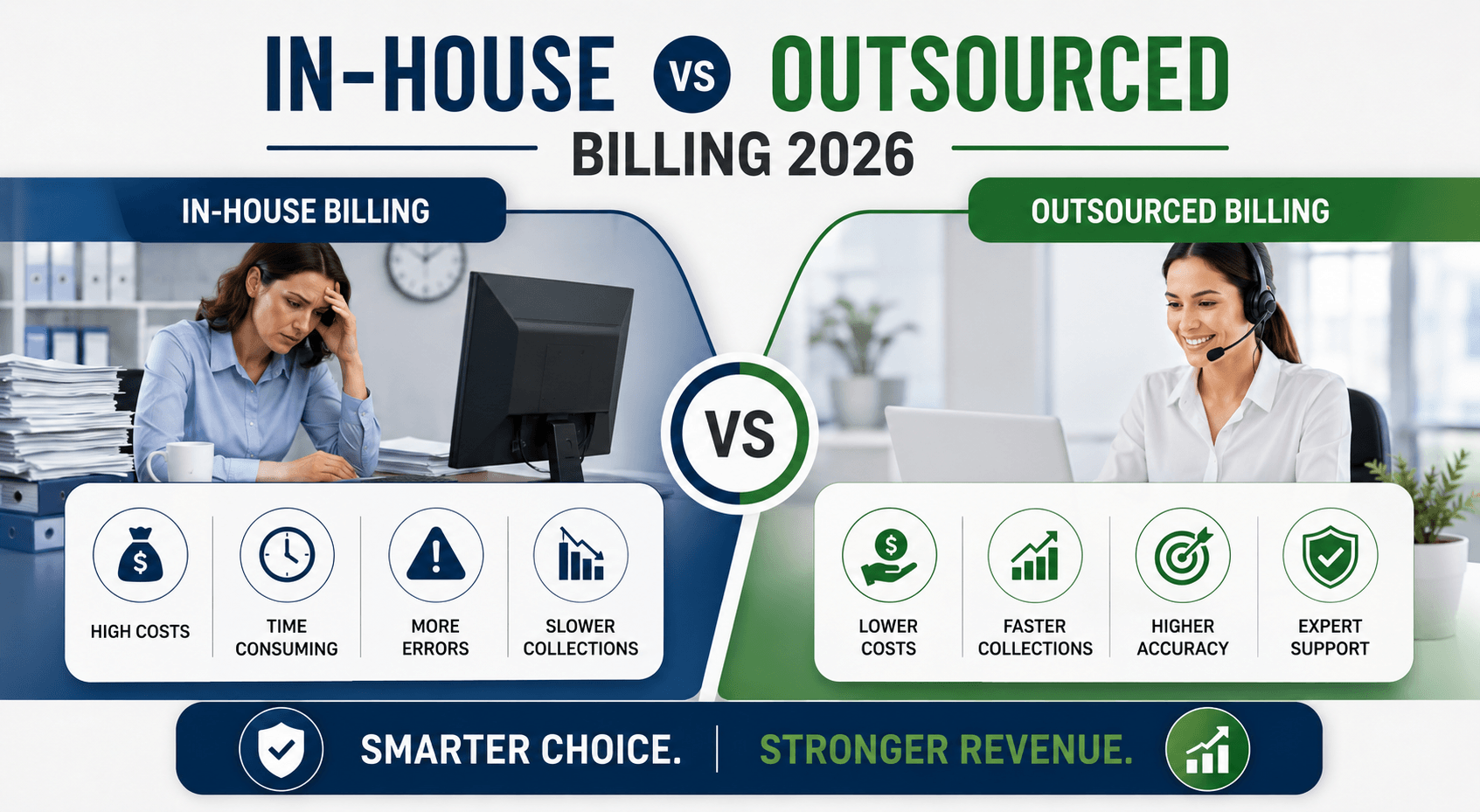 In-House vs Outsourced Medical Billing 2026: The Complete Decision Guide for Physicians, Clinics & Hospitals in the USA